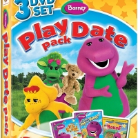 بارنی دایناسور بنفش Barney Play Date Pack همراه سیرک بارنی انگلیسی اسپانیایی