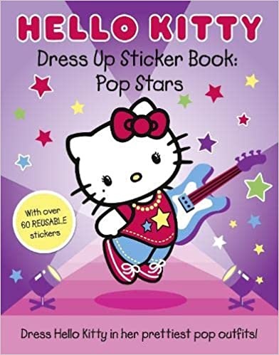 هلوکیتی پاپ استارز استیکری لباس بپوشانید! Hello Kitty Pop Stars